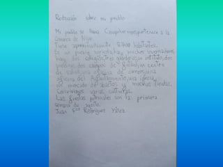 Tarea 2.- Nuestros pueblos