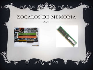 ZOCALOS DE MEMORIA 
 