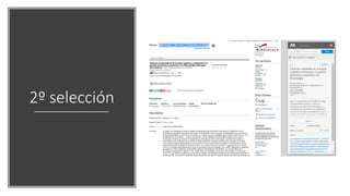 2º selección
 