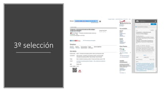 3º selección
 