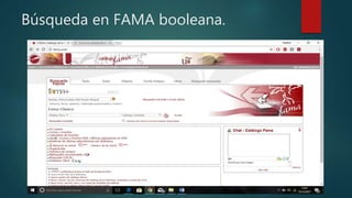 Búsqueda en FAMA booleana.