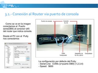 Formas de conexión al router | ODP