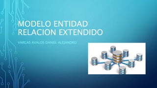 MODELO ENTIDAD
RELACION EXTENDIDO
VARGAS AVALOS DANIEL ALEJANDRO
 