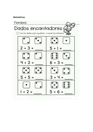 Matemáticas.
 