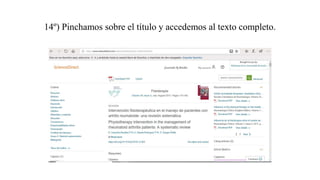 14º) Pinchamos sobre el título y accedemos al texto completo.
 