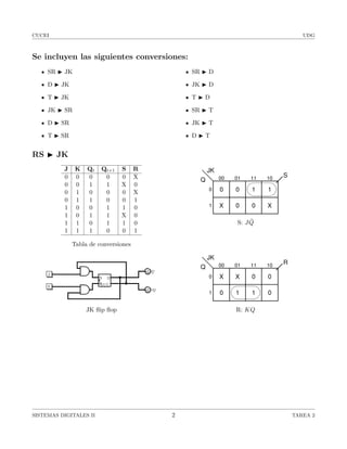 Conversión de flip flops | PDF