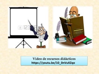 Video de recursos didácticos
https://youtu.be/10_0nVuXZqo
 