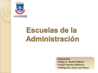 Integrantes:
•Diego A. Guerra Blanco
•Angelí Herrera Martínez
•Hidelgardis José Lista Moya
 