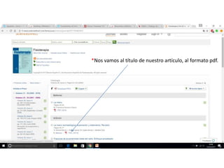 *Nos vamos al título de nuestro artículo, al formato pdf.
 