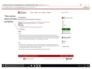 *Nos vamos
ahora al texto
completo.
 