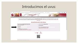 Introducimos el uvus: