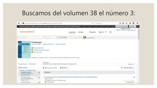 Buscamos del volumen 38 el número 3: