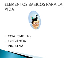 CONOCIMIENTO EXPERIENCIA INICIATIVA 