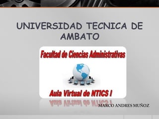 UNIVERSIDAD TECNICA DE
       AMBATO
 