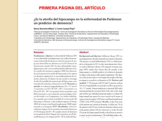 PRIMERA PÁGINA DEL ARTÍCULO
 