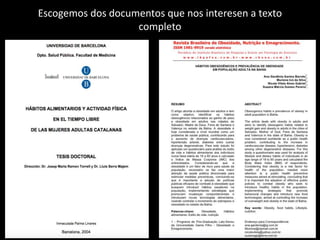 Escogemos dos documentos que nos interesen a texto 
completo 
