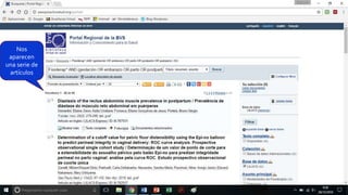 Nos
aparecen
una serie de
artículos
 