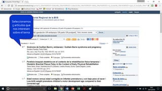 Seleccionamos
5 artículos que
nos interesen
sobre el tema
 