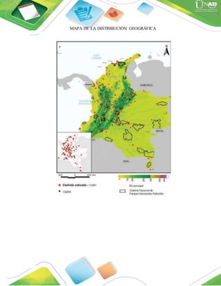 MAPA DE LA DISTRIBUCIÓN GEOGRÁFICA
 
