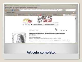 Artículo completo. 