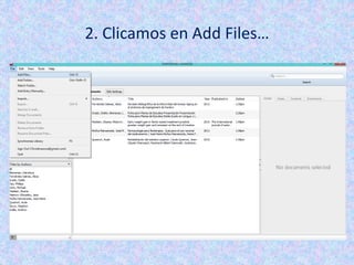 2. Clicamos en Add Files…
 