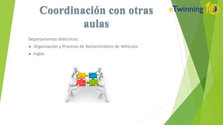 Departamentos didácticos:
● Organización y Procesos de Mantenimiento de Vehículos
● Inglés
 