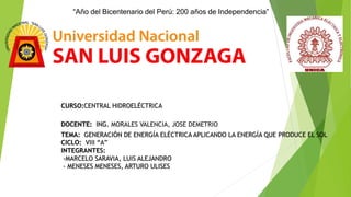 “Año del Bicentenario del Perú: 200 años de Independencia”
 