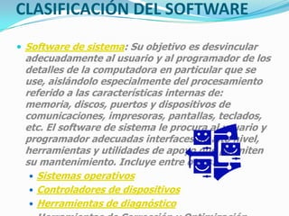 Considerando esta definición, el concepto de software va más allá de los programas de computación en sus distintos estados: código fuente, binario o ejecutable; también su documentación, los datos a procesar e incluso la información de usuario forman parte del software: es decir, abarca todo lo intangible, todo lo «no físico» relacionado.El término «software» fue usado por primera vez en este sentido por John W. Tukey en 1957. En la ingeniería de software y las ciencias de la computación, el software es toda la información procesada por los sistemas informáticos: programas y datos.El concepto de leer diferentes secuencias de instrucciones (programa) desde la memoria de un dispositivo para controlar los cálculos fue introducido por Charles Babbage como parte de su máquina diferencial. La teoría que forma la base de la mayor parte del software moderno fue propuesta por Alan Turing en su ensayo de 1936, «Los números computables», con una aplicación al problema de decisión.