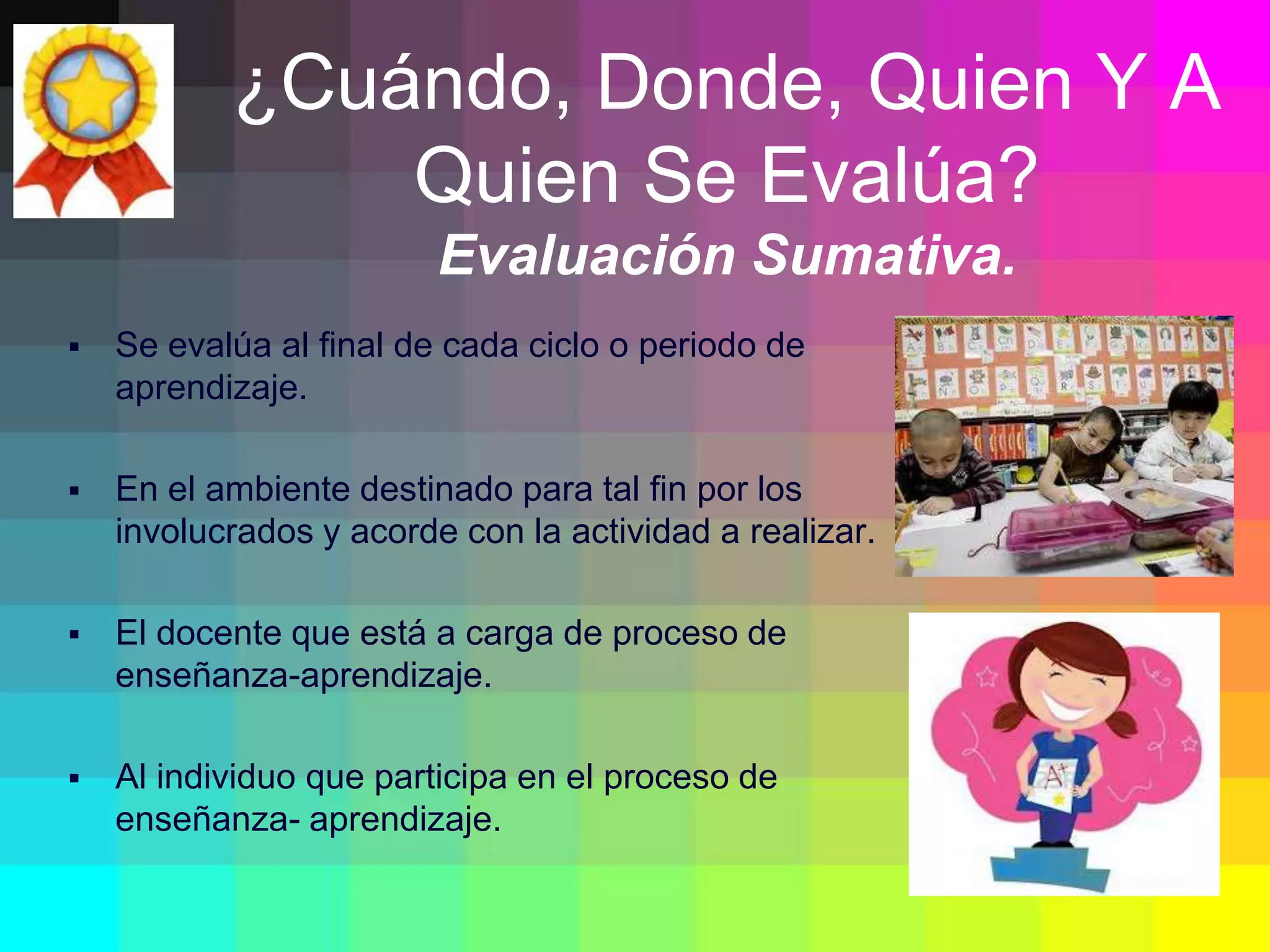 Tipos de Evaluacion: Diagnostica, Formativa y Sumativa | PPSX ...