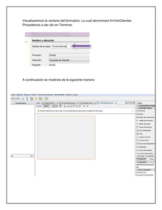 Base de datos con Netbeans | PDF
