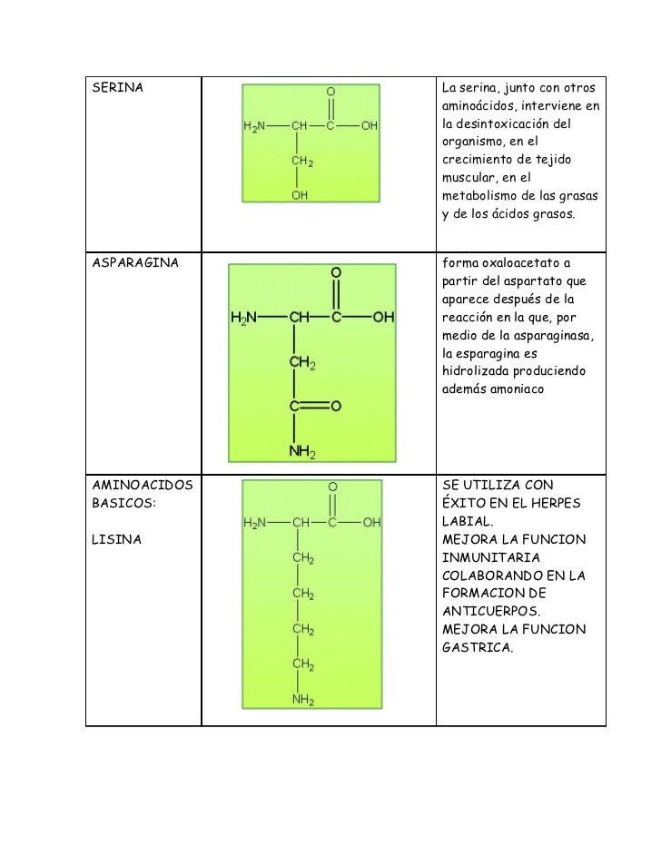 Estructura Y Nombre De Aminoácido