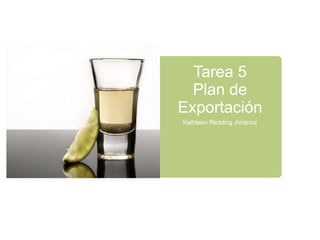 Tarea 5
  Plan de
Exportación
Kathleen Redding Jiménez
 