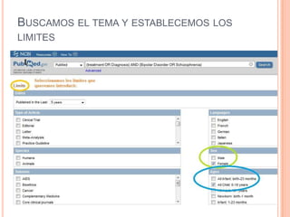 BUSCAMOS EL TEMA Y ESTABLECEMOS LOS
LIMITES
 