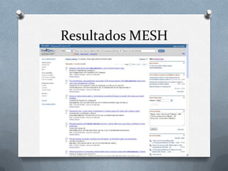 Resultados MESH

 