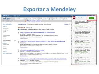Exportar a Mendeley 
 