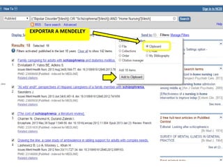 EXPORTAR A MENDELEY 
 
