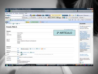 2º ARTÍCULO 2º ARTÍCULO