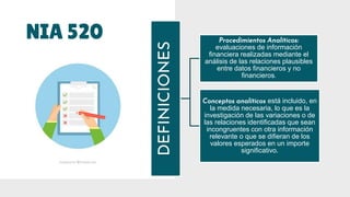 NIAS- EVIDENCIAS DE AUDITORIA