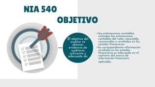 NIAS- EVIDENCIAS DE AUDITORIA