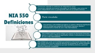 NIAS- EVIDENCIAS DE AUDITORIA