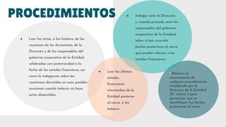 NIAS- EVIDENCIAS DE AUDITORIA