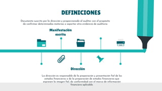 NIAS- EVIDENCIAS DE AUDITORIA