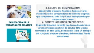 NIAS- EVIDENCIAS DE AUDITORIA