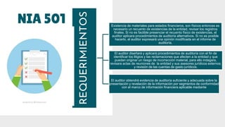 NIAS- EVIDENCIAS DE AUDITORIA