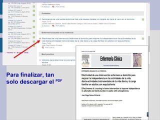 Para finalizar, tan
solo descargar el PDF
 