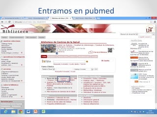 Entramos en pubmed
 