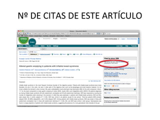Nº DE CITAS DE ESTE ARTÍCULO
 