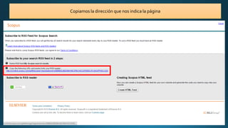 Copiamos la dirección que nos indica la página
 