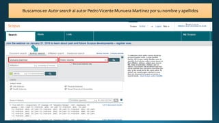 Buscamos en Autor search al autor PedroVicente Munuera Martínez por su nombre y apellidos
 
