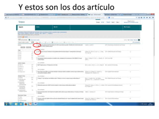Y estos son los dos artículo
 
